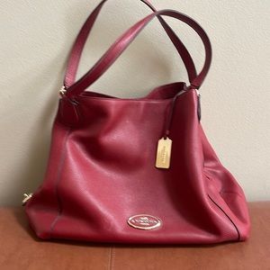 Coach Edie shoulder bag in leather